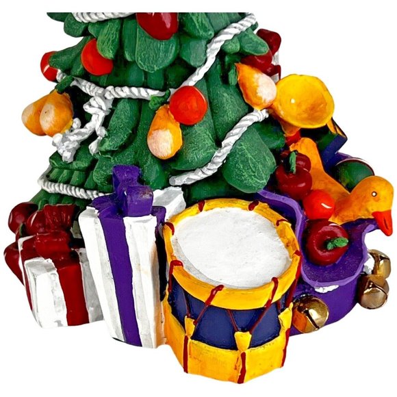 Dept 56 All Through The House Christmas Tree 8 1/4 IN Original Box Presents Duck - Picture 4 of 10